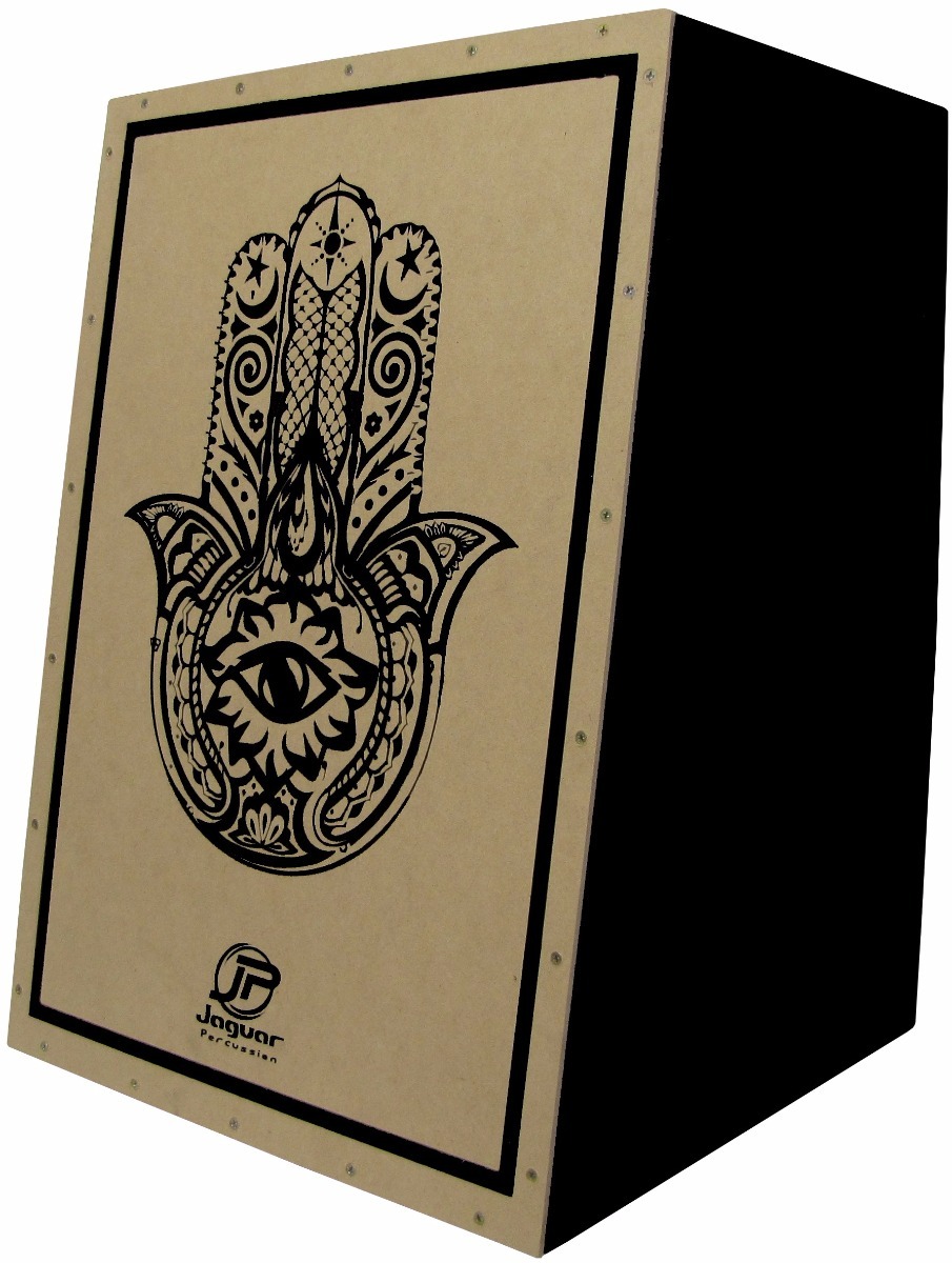 Cajon Scorpion Jaguar CJ 1000 K2 Acustico Olho Cor 008