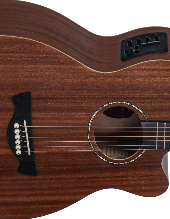 Violao Tagima Dallas Natural Mahogany Aço Catway