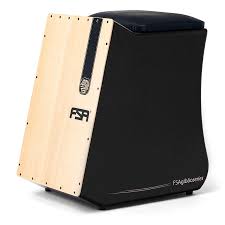Cajon FSA Gibao FGB6501 Eletroacustico Captação Dupla Preto P00632