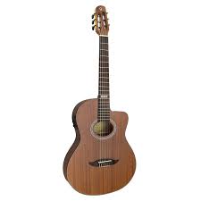 Violao Giannini Performance GNF-3 CEQ WS Flat Cutaway Eletroacustico Nylon Walnut Satin Afinador
