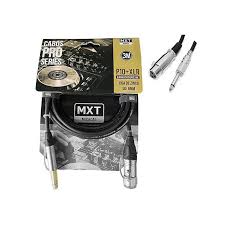 Cabo MXT P10MxXLRF 10m Pro Series Emborrachado 8.1.107