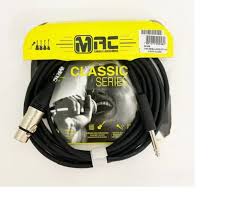 Cabo MAC XLRFxP10 MC10PB 10ft 3,05m Com Logo Wanger