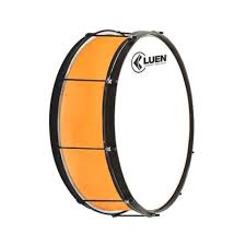 Zabumba Luen 20x18 Folheado Verniz Pele Leitosa 8 Afinaçoes