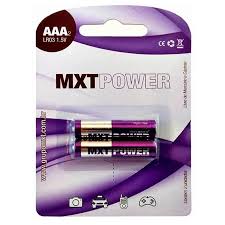 Pilha MXT AAA Alcalina 1,5V Lr03 Cartela Com 2 28.17.72