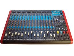 Mesa de Som SoundVoice MS-16.4 EUX 16 Canais Com Interface USB Bluetooth Phantom Power Efeitos 4 Auxiliares