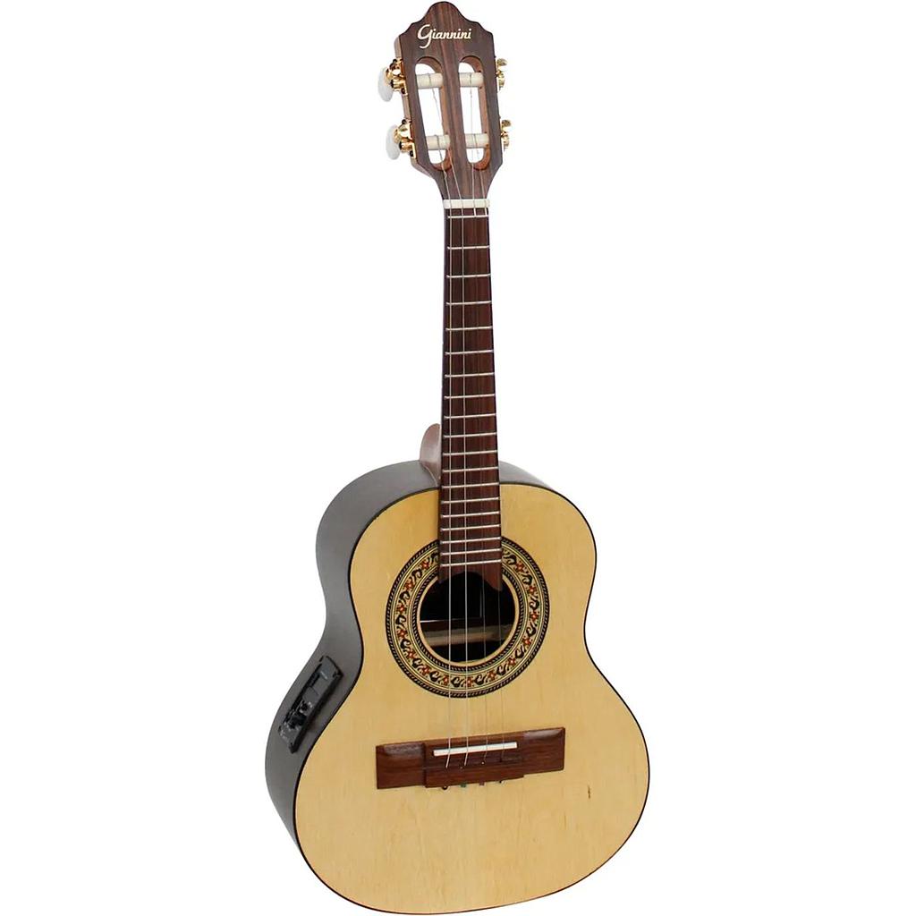 Cavaquinho Giannini CS1 NS Faia Eletroacustico Natural Satin Serie Raiz Afinador