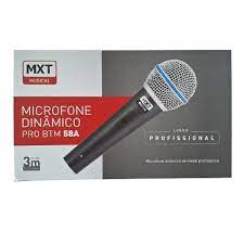 Microfone MXT Pro BTM58A Com fio  54.1.107