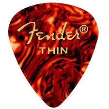 Palheta Fender Shell Celuloide Leve H 351 58800