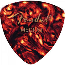 Palheta Fender Shell Celuloide Media 346 62080