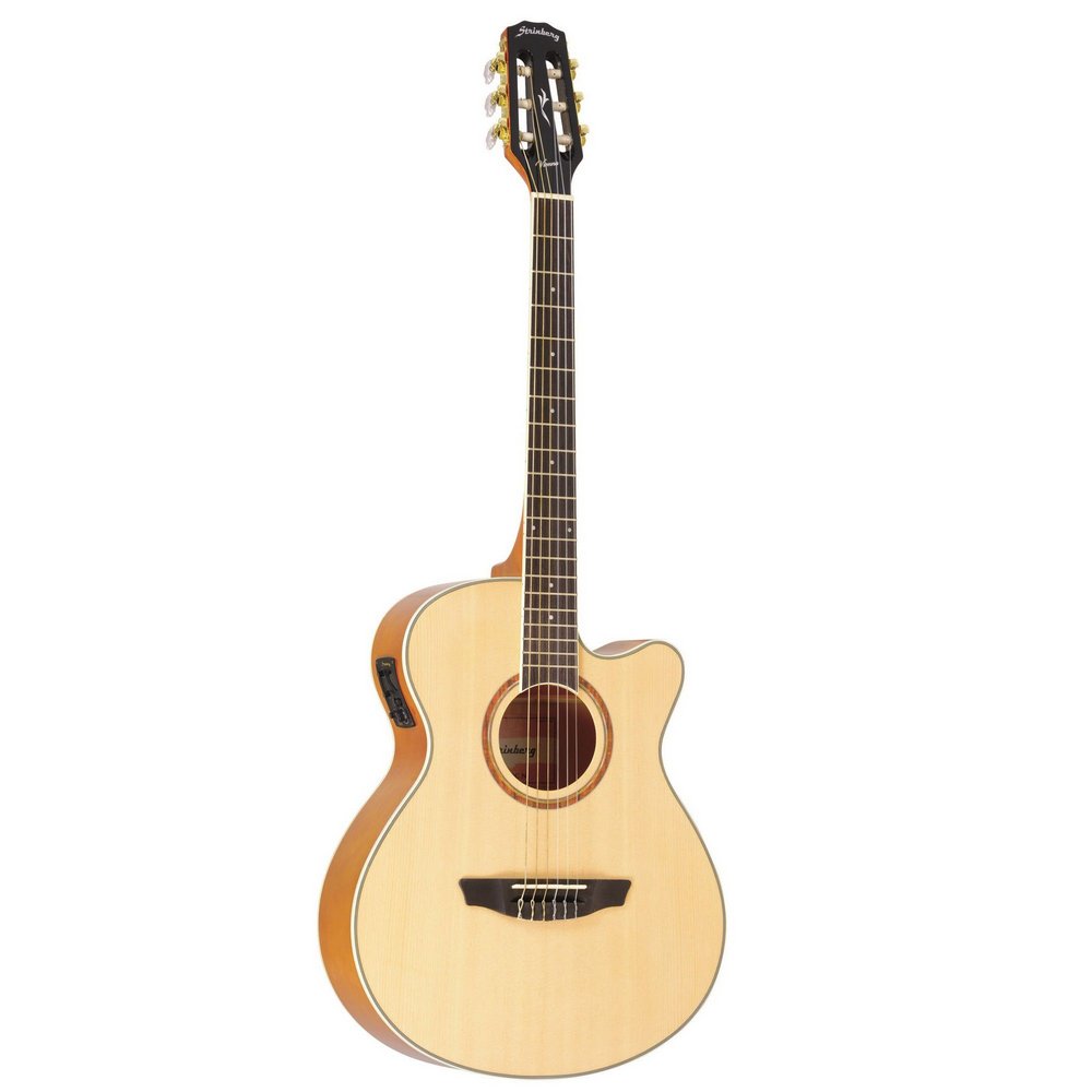 Violao Strinberg Vienna VE30C N Artistico Cataway Eletroacustico Nylon Natural Fosco Afinador