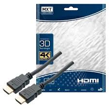 Cabo MXT Hdmi 3m 2.0 4K Alta Resolucao Ultra HD Com Filtro 8.1.358