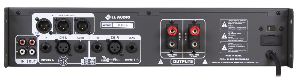 Amplificador de Potencia LL Audio NCA DX3200 2.1