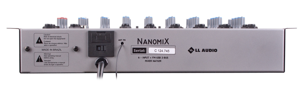 Mesa Nanomix NA902R 8 Canais Com Usb