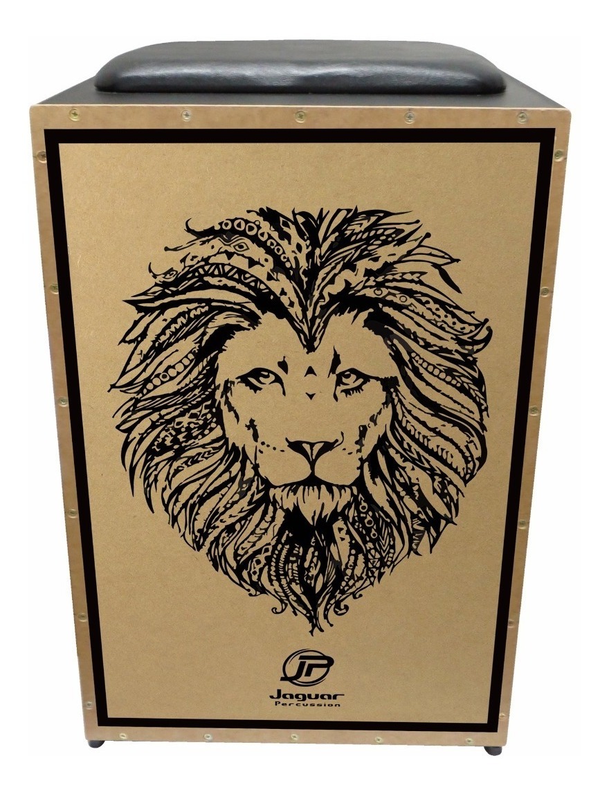 Cajon Scorpion Jaguar Cj 1000 K2 PB Acústico Leão (cor 019)