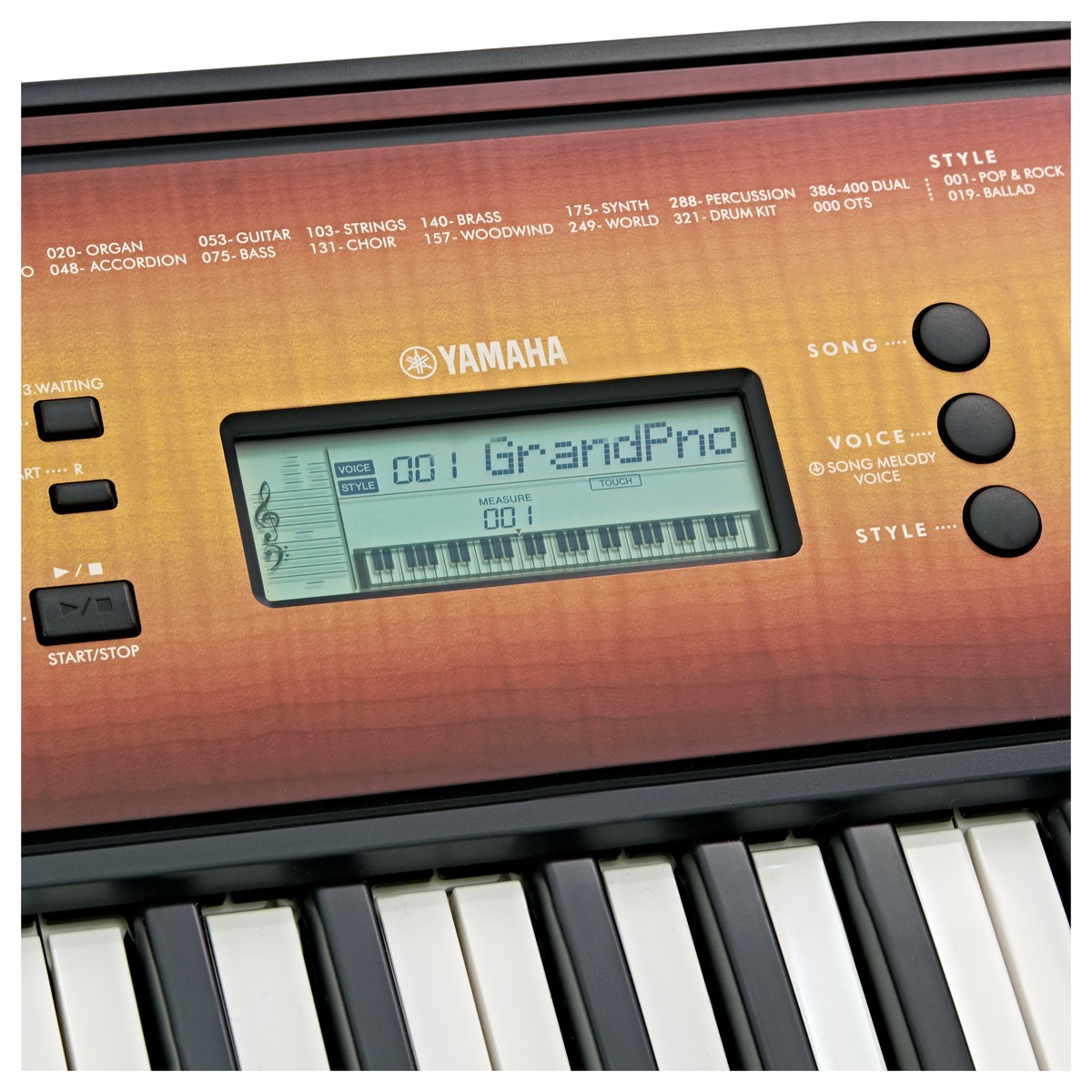 Teclado Eletronico Yamaha PSR E360 Maple 70094