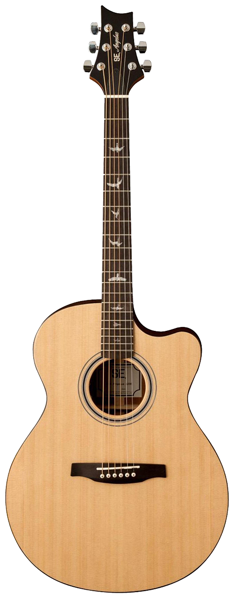 Violao PRS Angelus AX20E Natural Brilhante Com Case