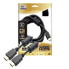 Cabo MXT Hdmi 1,8m 2.0 4K Ultra HD C/ Filtro 8.1.355