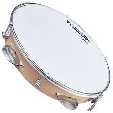 Pandeiro Spanking Vanguarda 10 ABS Pele Leitosa Cerejeira