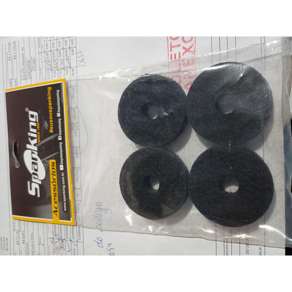 Feltro Para Prato De Bateria Spanking Preto