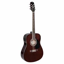 Violao Giannini GF-1 EQ TDW Dreadnought Folk Eletroacustico Aço Full Translucent Dark Wine (TDW) Afinador