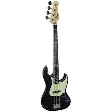 Contrabaixo Memphis MB-50 BKS 4 Cordas Passivo Jazz Bazz Preto (Black Satin - BKS)