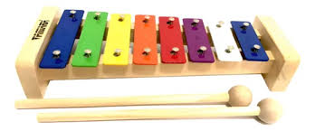 Metalofone Vanguarda 8 Notas Infantil