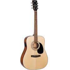 Violao Cort AD 810-E OP Dreadnought Folk Eletroacustico Aço Natural Fosco Afinador