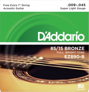 Encordoamento Violao Aço Daddario Ez 890 09