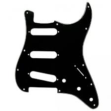 Escudo Guitarra Strato Pkg Preto