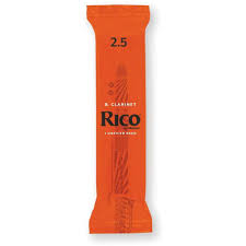 Palheta Clarinete 2.5 Rico  RCA 1025