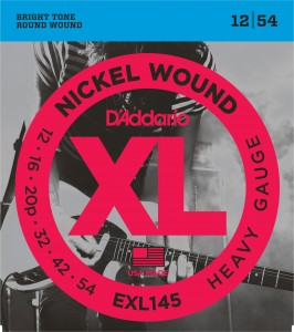 Encordoamento Guitarra Daddario  EXL145 012-054 Heavy Gauge