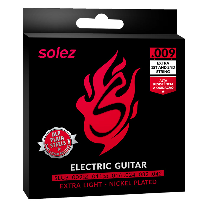 Encordoamento Guitarra Solez SLG9 09 DLP