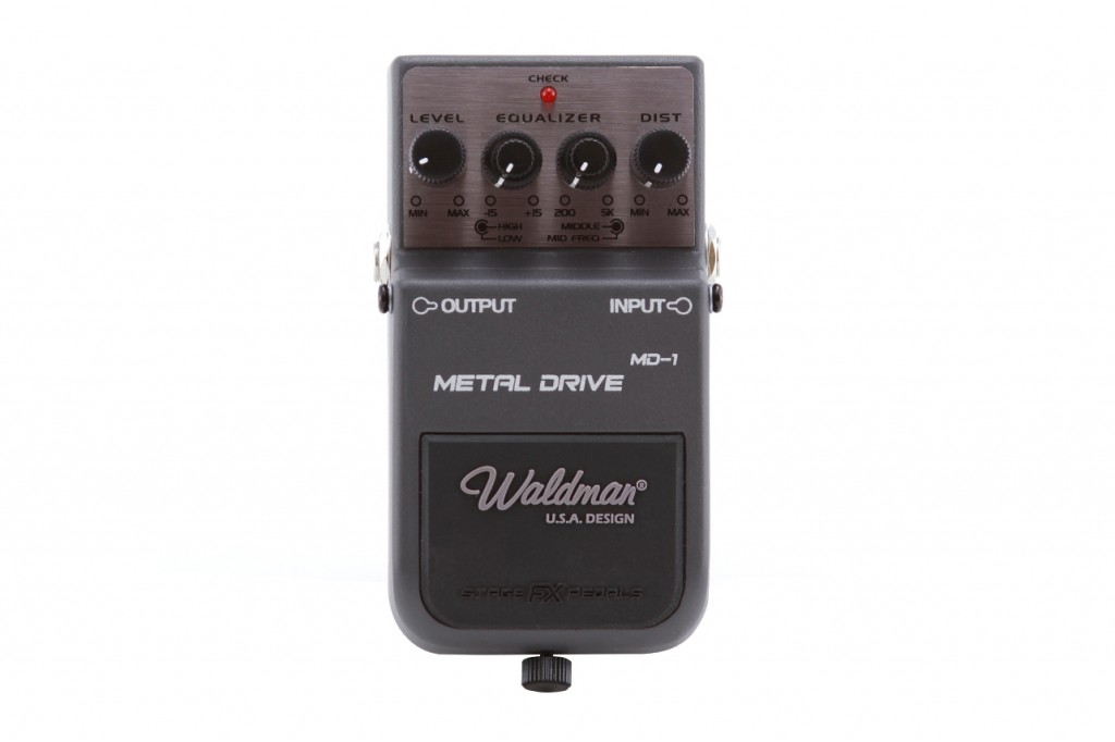 Pedal de Efeitos Guitarra Waldman Metal Drive MD-1