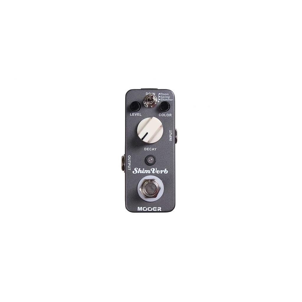 Pedal de Efeitos Guitarra Mooer Digital Reverb Schim Verb