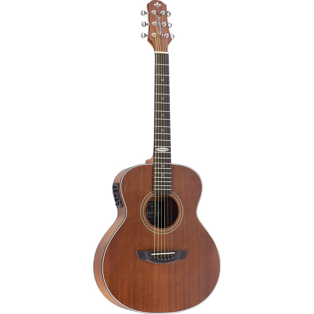 Violao Strinberg SM200C MGS Compacto Eletroacustico Aço Mahogany Satin Fosco Afinador