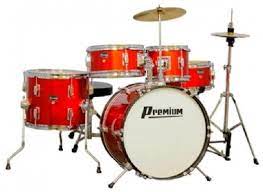 Bateria Acustica Premium DX45J Vermelho Junior