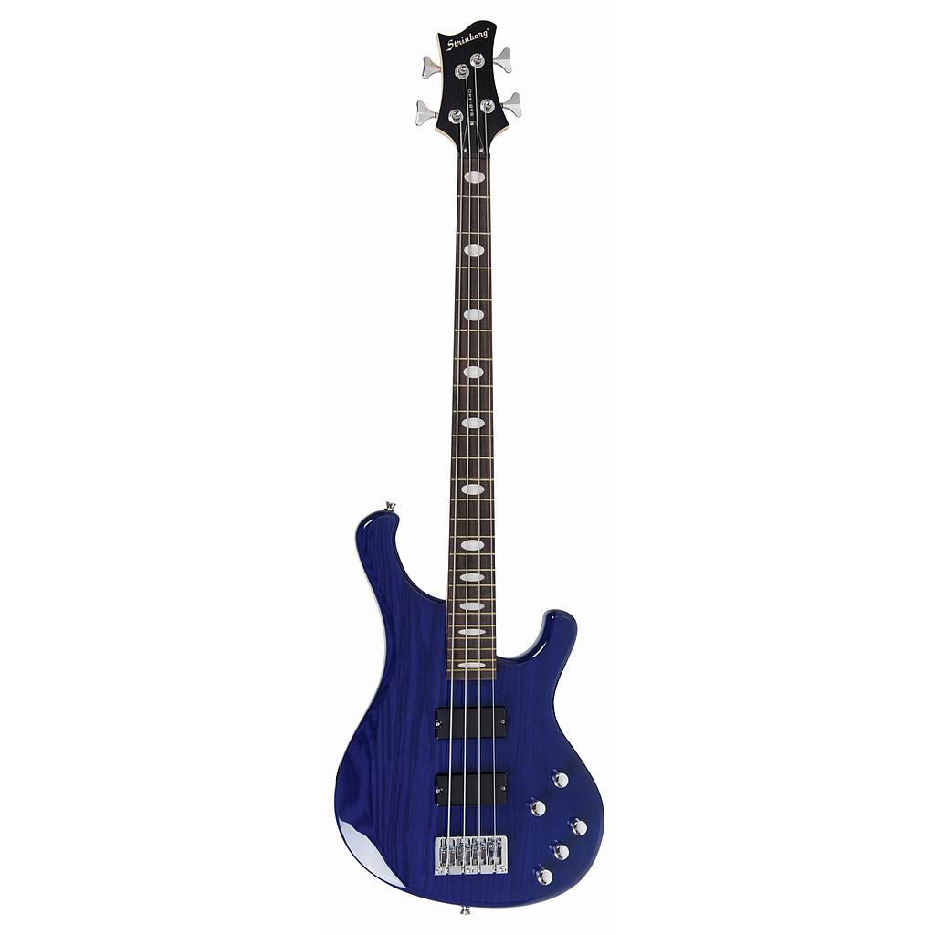 Contrabaixo Strinberg SAB440 TBL 4 Cordas Ativo Tansparent Blue