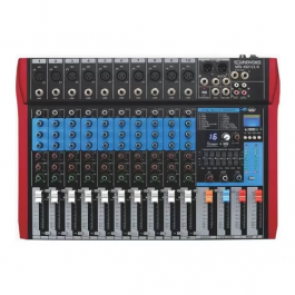 Mesa de Som SoundVoice MS102EUX 10 Canais USB Bluetooth Phantom Power Efeitos