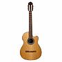 Violao Giannini NFLE Flat Cutaway  Eletroacustico Nylon  Natural Tampo Maciço Com Bag Afinador